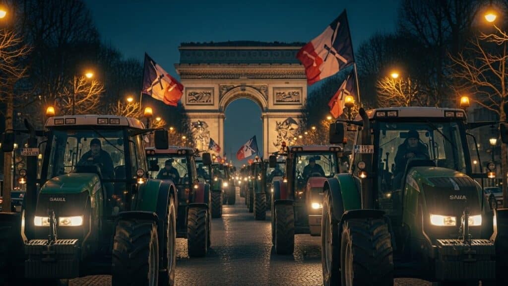Agriculteurs en Colère : Tracteurs à Paris et Mercosur