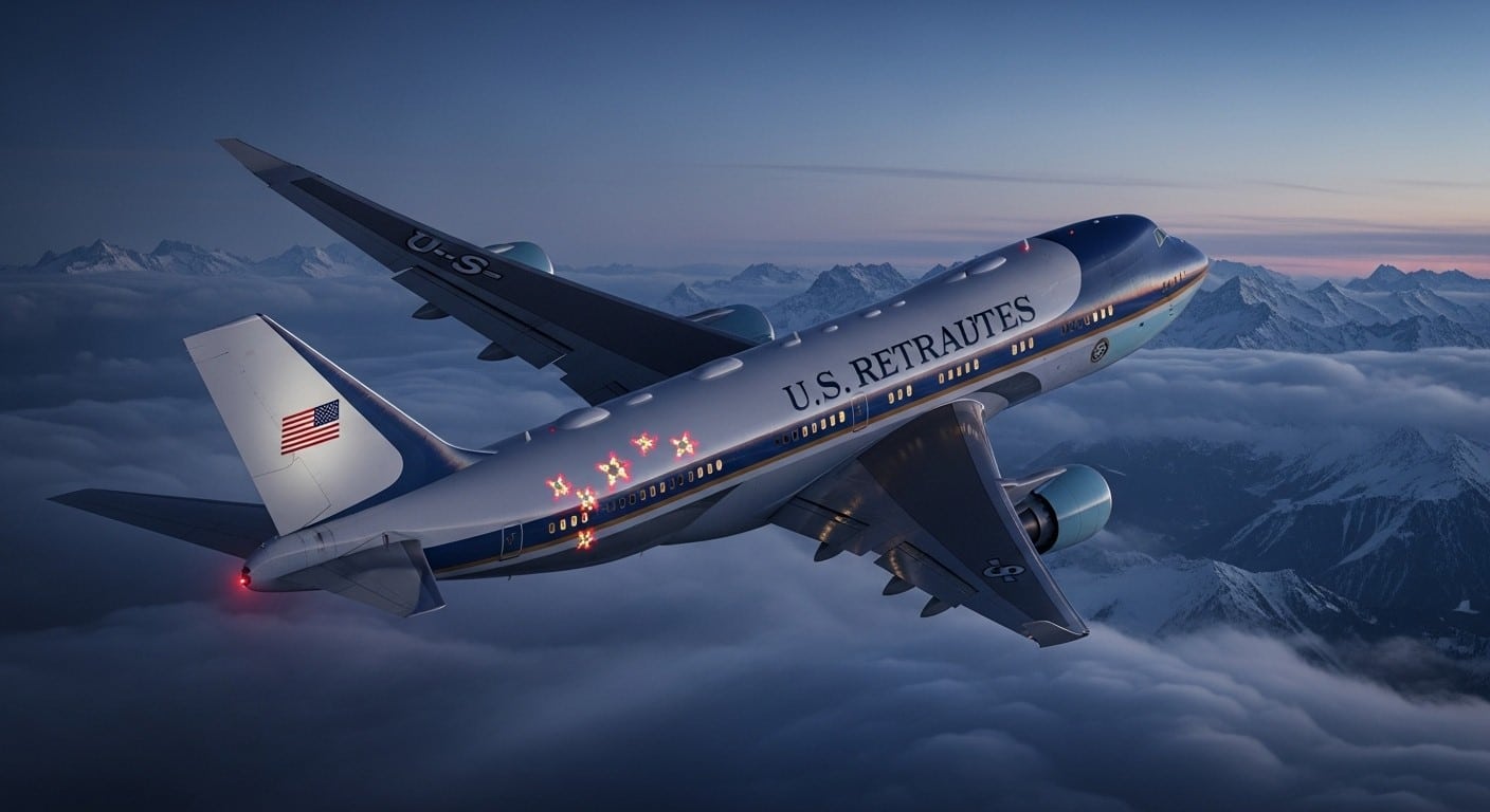 Air Force One a rebroussé chemin à cause d’un problème électrique mineur lors du voyage de Trump vers Davos. Découvrez les détails de cet incident et les enjeux géopolitiques tendus du sommet.