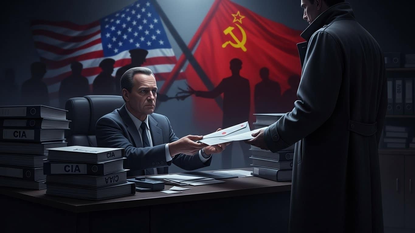 Découvrez l'histoire choc d'Aldrich Ames, agent CIA devenu espion pour le KGB. Trahisons, millions de dollars et morts d'agents : il a marqué l'histoire de l'espionnage. Mort à 84 ans en prison.