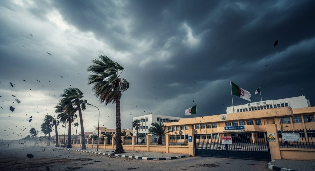 Algérie : Écoles Fermées pour Vents Violents jusqu&rsquo;à 120 km/h