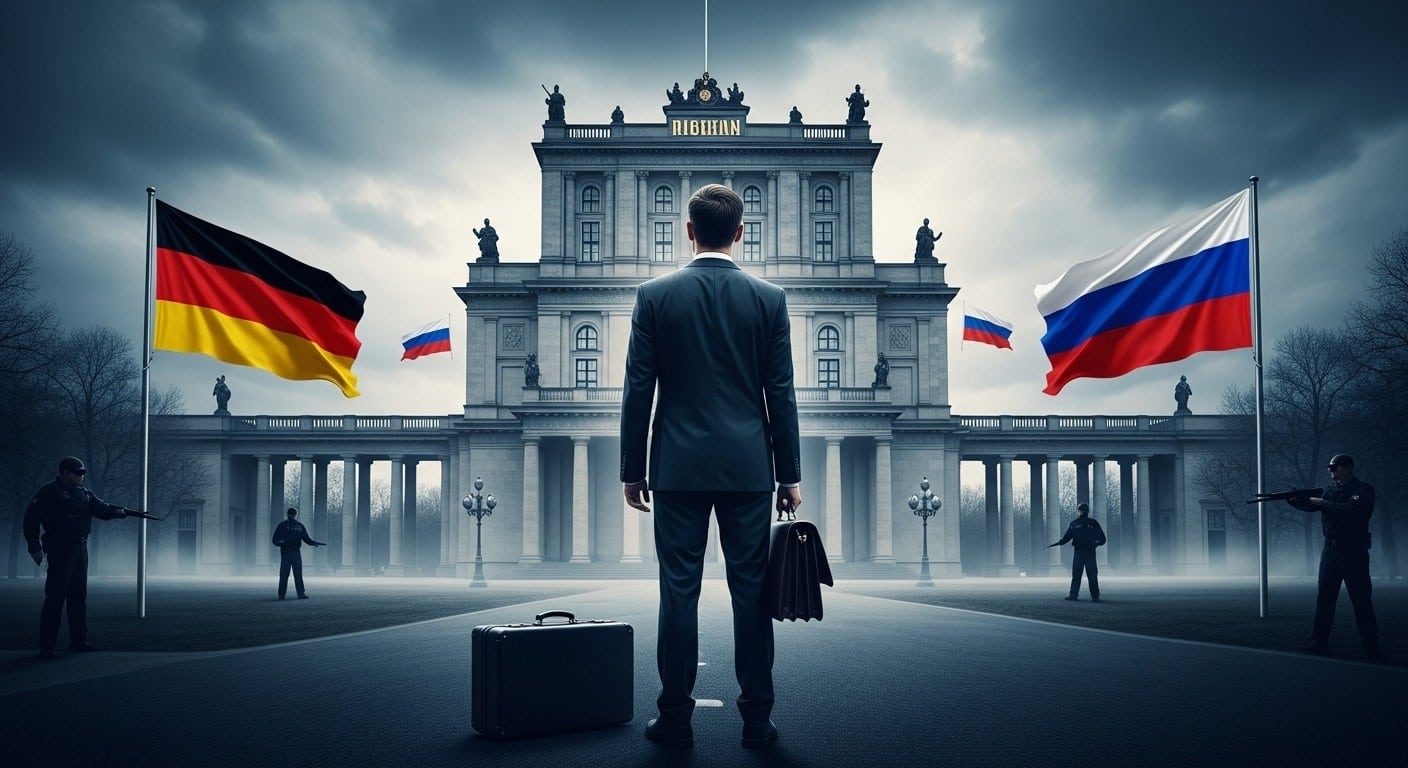 Découvrez pourquoi l'Allemagne a déclaré un diplomate russe persona non grata pour espionnage lié à l'Ukraine. Tensions diplomatiques et riposte de Moscou en 2026.