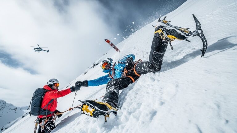 Alpiniste Chute 200m Pyrénées Sauvé par Moniteur