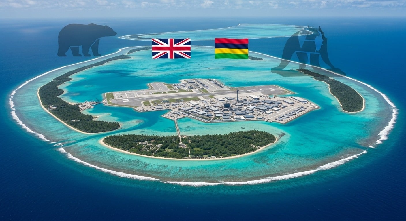 Découvrez l'archipel des Chagos, cette terre stratégique citée par Donald Trump pour justifier l'acquisition du Groenland. Base militaire, accord UK-Maurice et enjeux géopolitiques expliqués.