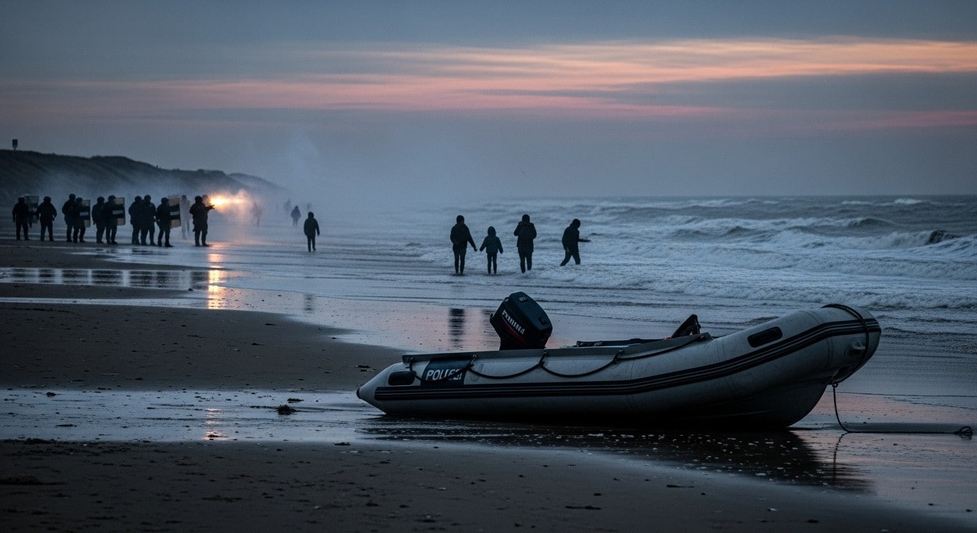 Découvrez pourquoi la Défenseure des droits dénonce l'usage d'armes intermédiaires contre migrants tentant la traversée de la Manche. Proportionnalité et droits humains en question.