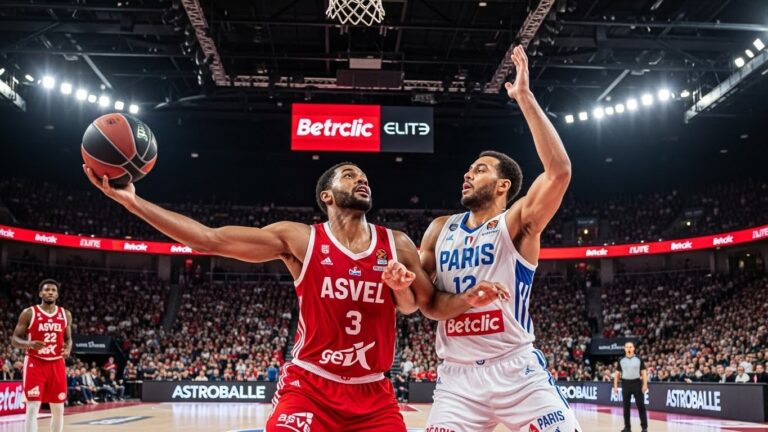 Asvel vs Paris Basketball : Heure et Chaîne TV