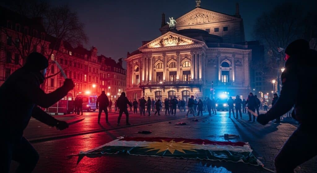 Attaque au Couteau à Anvers : Six Blessés en Manifestation Kurde