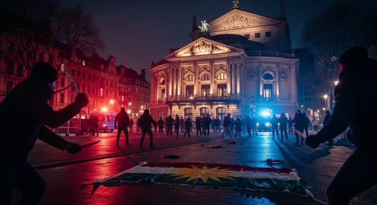 Attaque au Couteau à Anvers : Six Blessés en Manifestation Kurde
