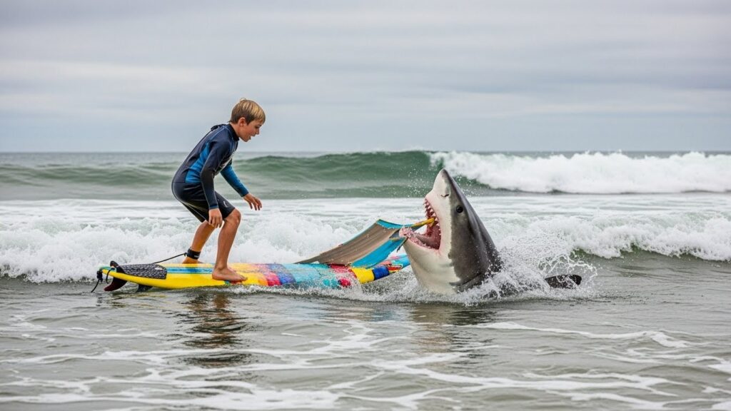 Attaque de Requin en Australie : Enfant de 11 Ans Sauvé par sa Planche