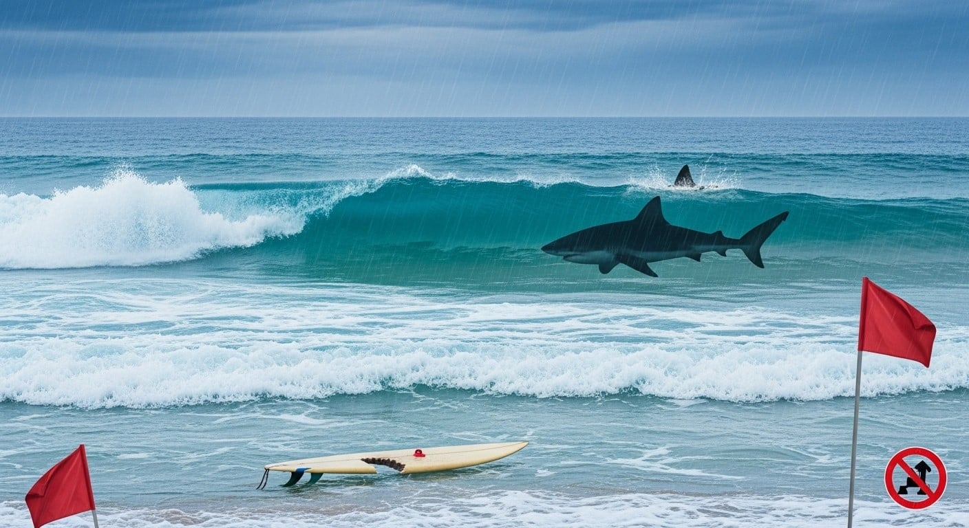 Trois attaques de requins en deux jours à Sydney : un surfeur gravement blessé, deux enfants touchés. Pourquoi cette vague soudaine ? Plages fermées, explications et risques.