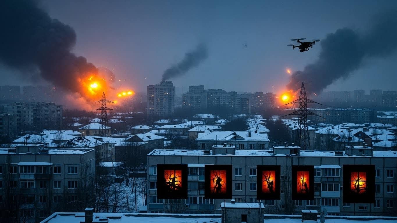 Plongez dans les dernières frappes russes sur l'Ukraine, avec deux morts à Kharkiv et des coupures massives d'électricité en hiver. Analyse complète du conflit qui s'enlise.