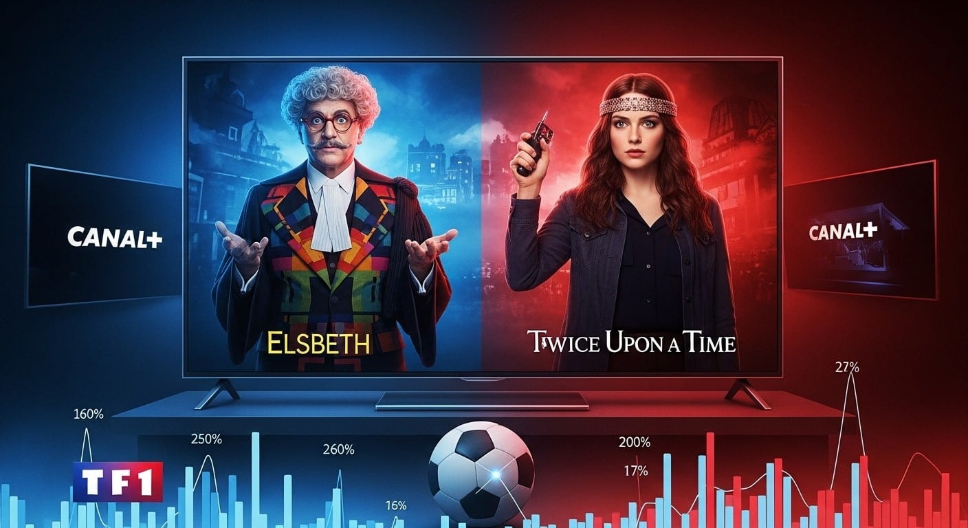 Découvrez pourquoi la série Elsbeth sur TF1 a surpassé Il était deux fois sur France 2 le 21 janvier 2026, malgré le match OM-Liverpool sur Canal+. Chiffres détaillés et analyses des audiences.