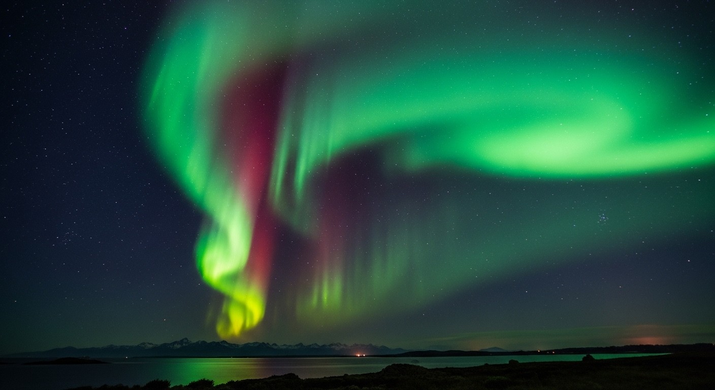 Découvrez les images époustouflantes des aurores boréales visibles en Bretagne, Alpes et jusqu'en Chine après une puissante tempête solaire en janvier 2026, la plus intense depuis 2003.