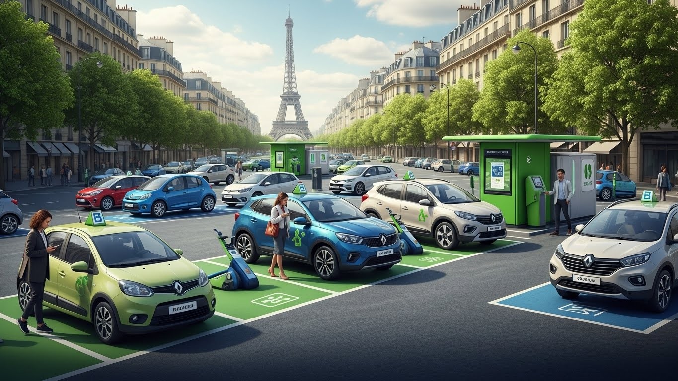Découvrez le futur service d’auto-partage régional en Île-de-France dès 2027 : 5000 véhicules, formule en boucle et objectif de réduire la possession de voitures personnelles. Un tournant majeur pour la mobilité !