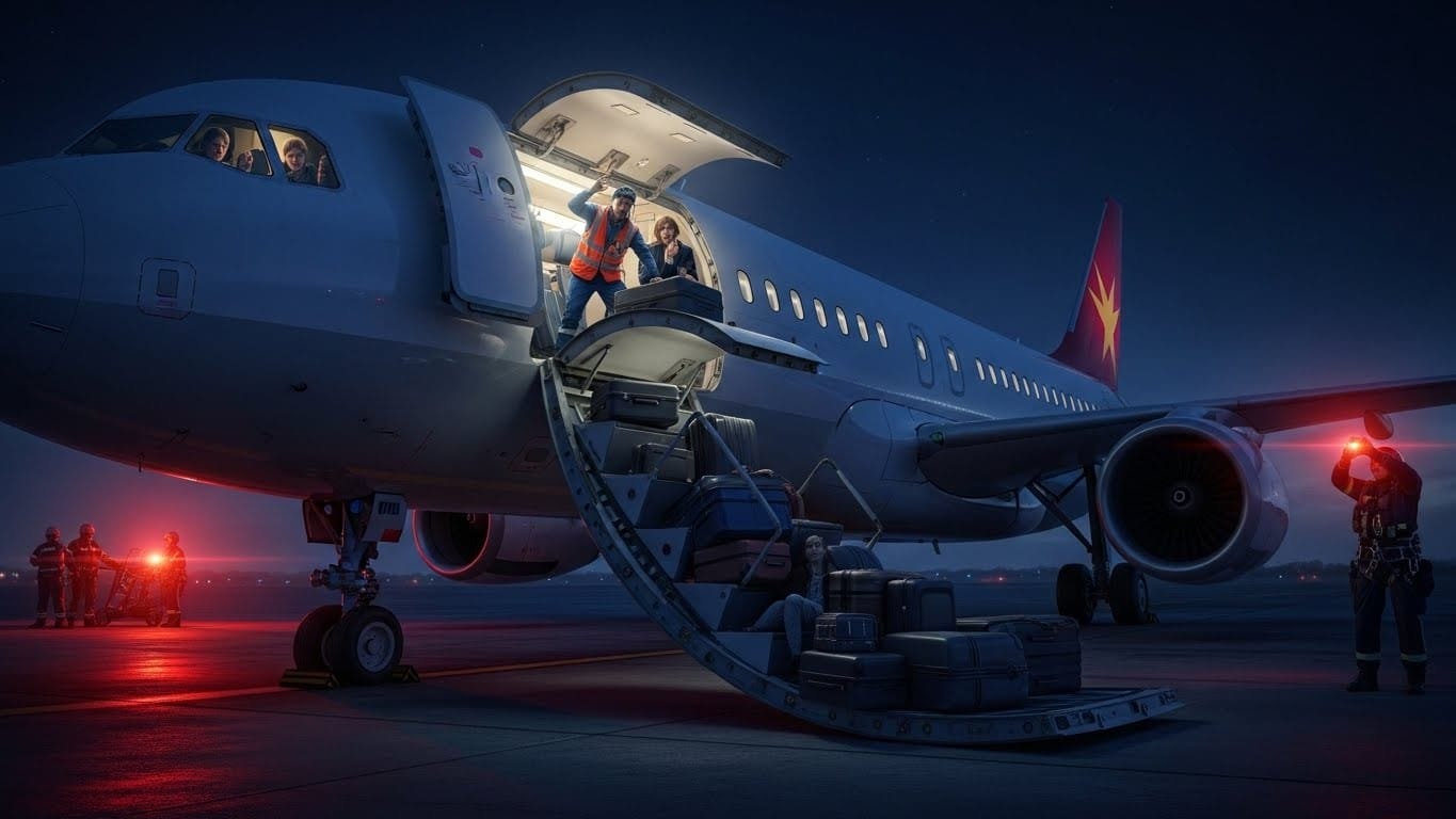 Découvrez comment un bagagiste piégé dans la soute d’un avion a été sauvé grâce à des passagers alertes avant le décollage à Toronto. Un incident qui rappelle les failles humaines en aviation.