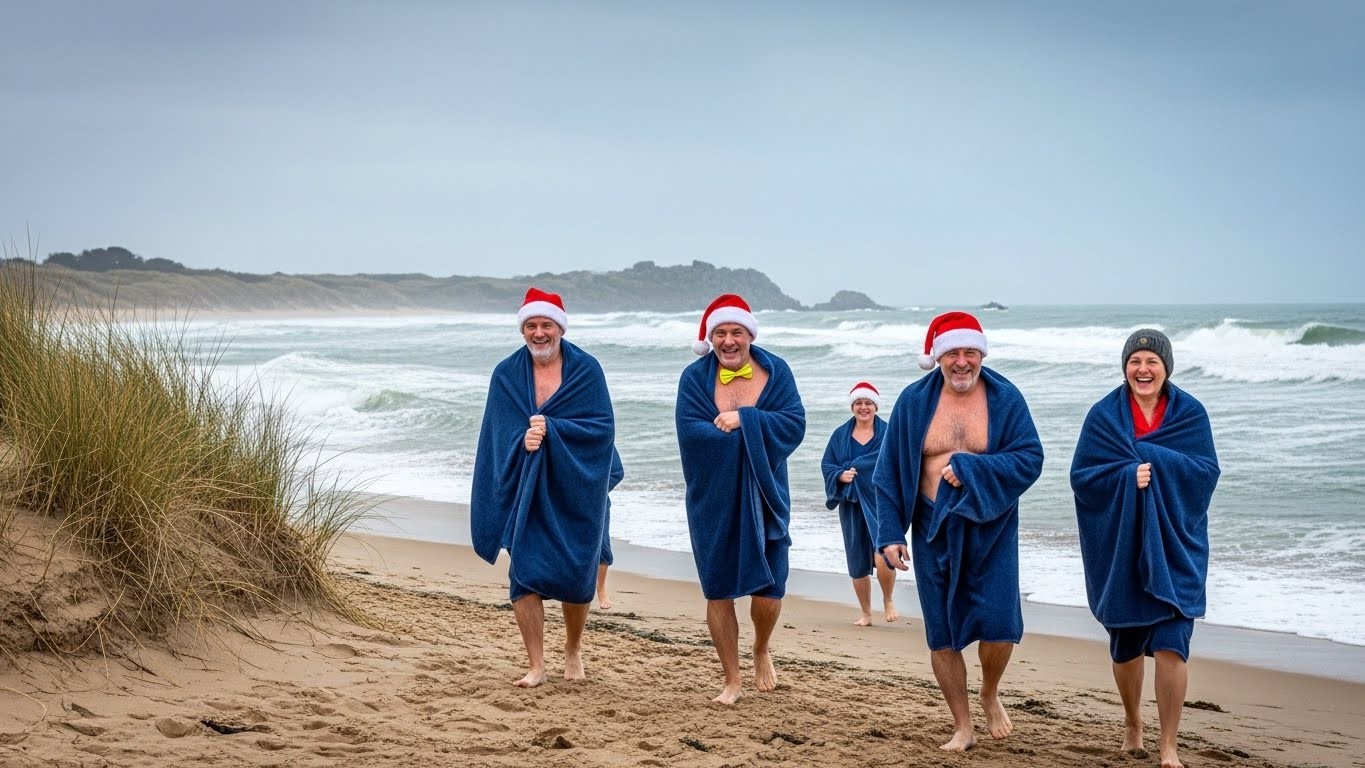Découvrez comment une vingtaine de courageux ont plongé nus dans une mer à 8°C en Bretagne pour le premier bain naturiste de 2026. Une tradition hivernale qui mêle défi, convivialité et amour de la nature.