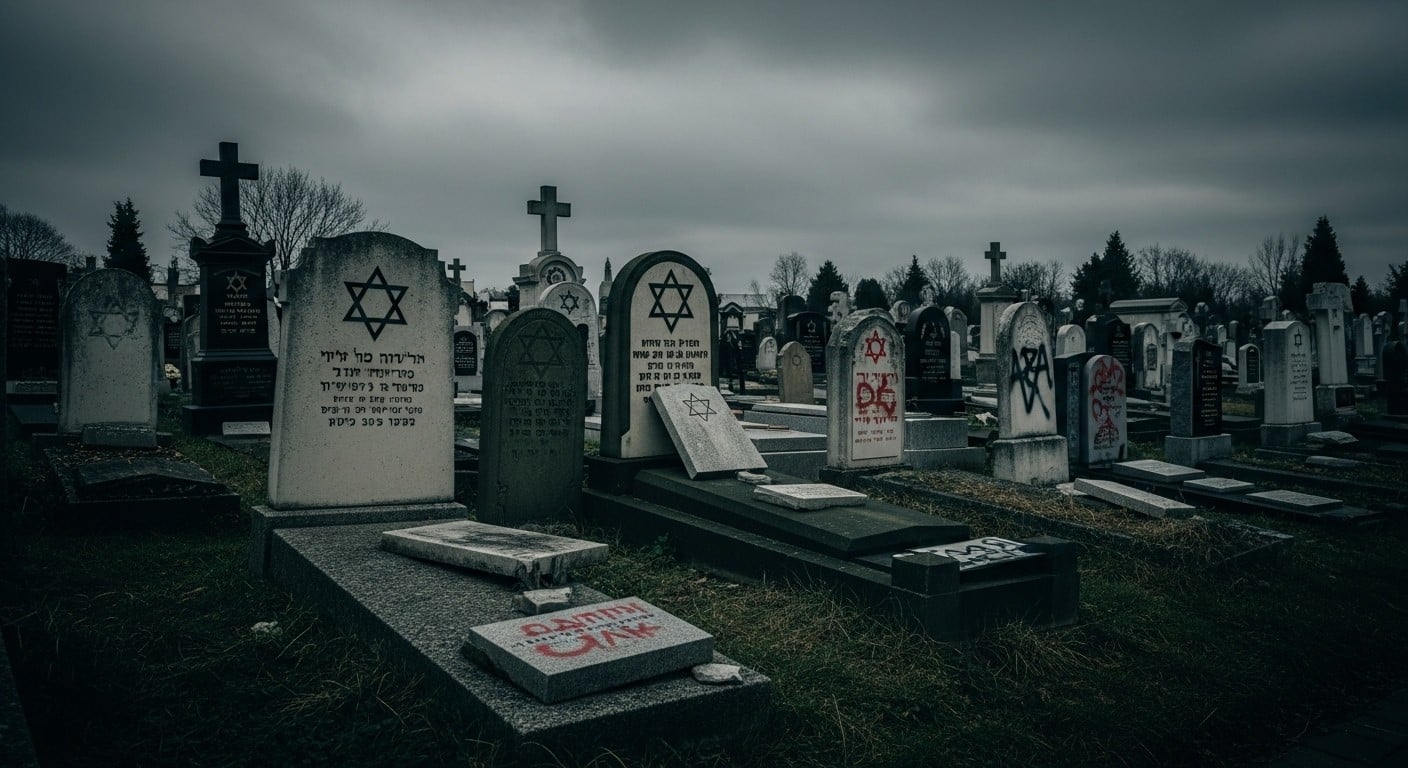 Découvrez les détails glaçants de la vandalisations de plus de 20 tombes juives à Barcelone. Un acte de haine dénoncé par les autorités et la communauté, sur fond de tensions liées au conflit au Proche-Orient.