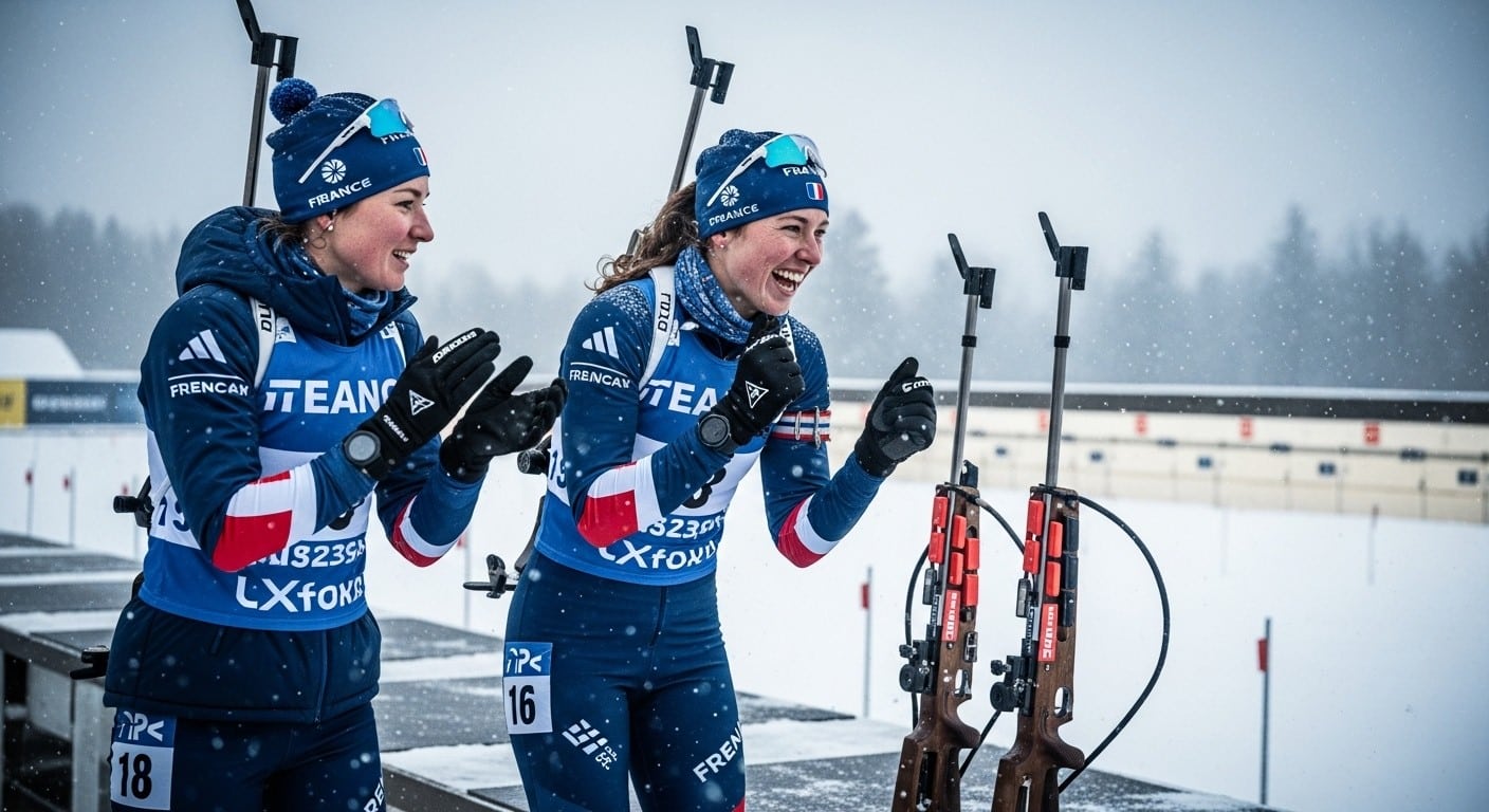 Découvrez comment Justine Braisaz-Bouchet et Lou Jeanmonnot ont signé un doublé époustouflant sur l'individuel de Nove Mesto. Une performance parfaite au tir qui booste les Bleues à deux semaines des JO d'hiver 2026 !