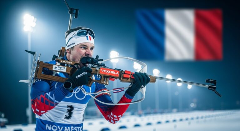 Biathlon : Éric Perrot Triomphe à Nove Mesto Avant les JO