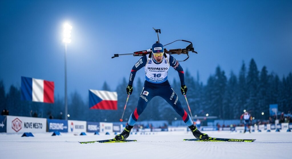 Biathlon Nove Mesto 2026 : Horaires et Chaînes TV Courses Hommes Femmes