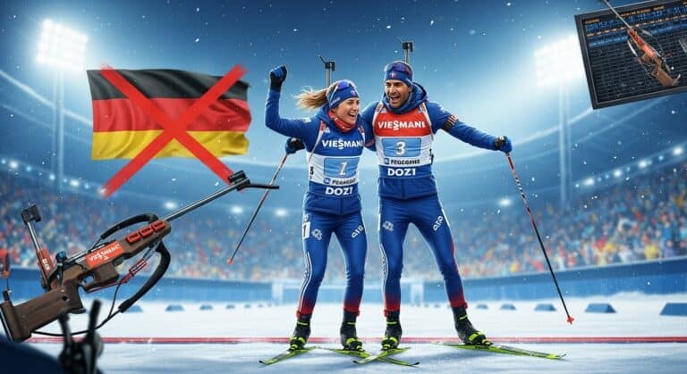 Biathlon Nove Mesto : France 2e Après Disqualification Allemande