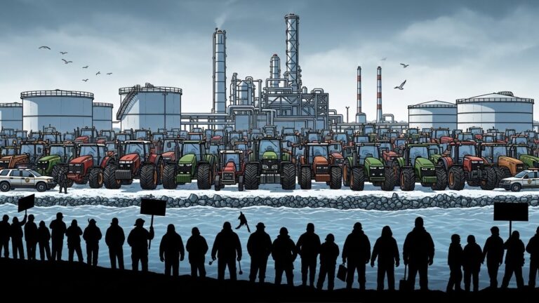 Blocage Agriculteurs Bassens : Colère au Dépôt Carburant