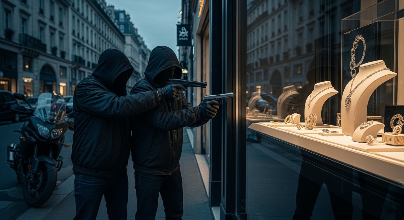 Deux hommes masqués ont braqué une joaillerie du VIIe arrondissement samedi soir, emportant 60 000 euros de bijoux avant de fuir en moto. Plongez dans les détails de cette attaque et le fléau persistant des vols en bijouterie à Paris.