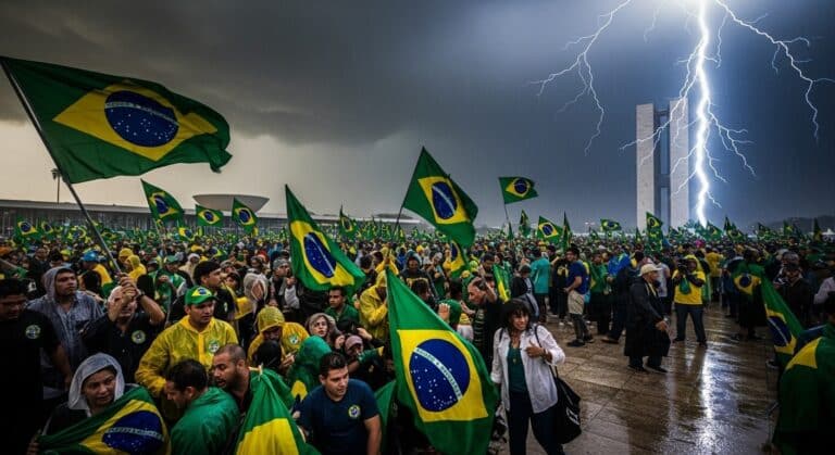 Brésil : Foudre sur Manifestation Pro-Bolsonaro, 30 Blessés