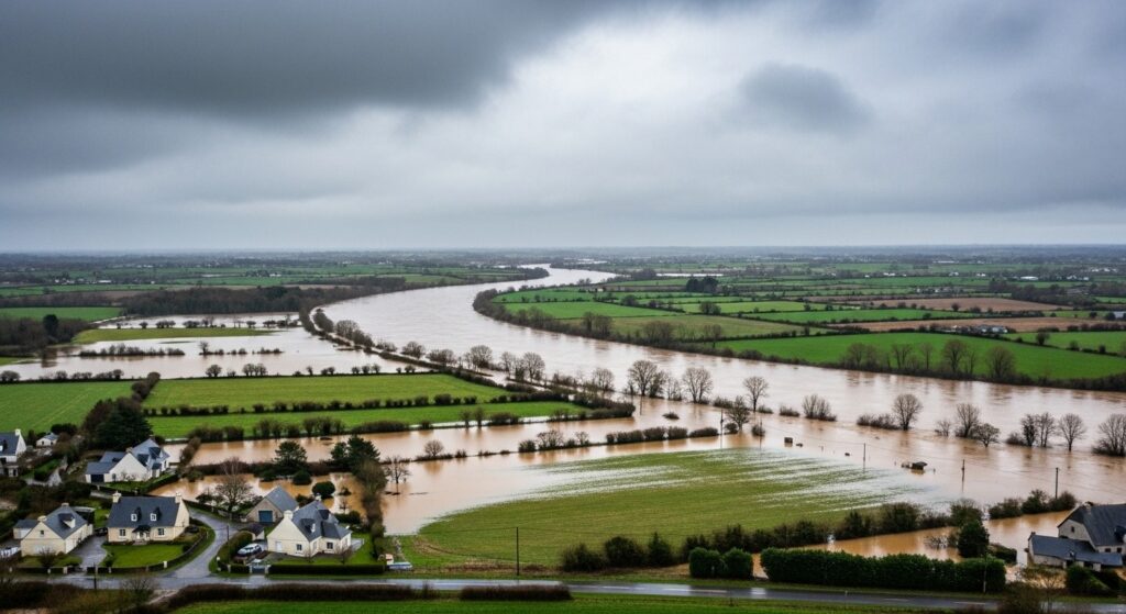 Bretagne : Crues Orange dans le Morbihan et l&rsquo;Ille-et-Vilaine