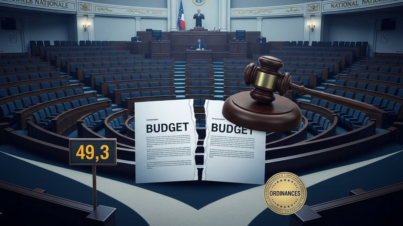 Le gouvernement annule les débats sur le budget 2026 à l'Assemblée. 49.3 ou ordonnance en vue ? Découvrez les enjeux d'une crise parlementaire majeure qui menace la stabilité financière.