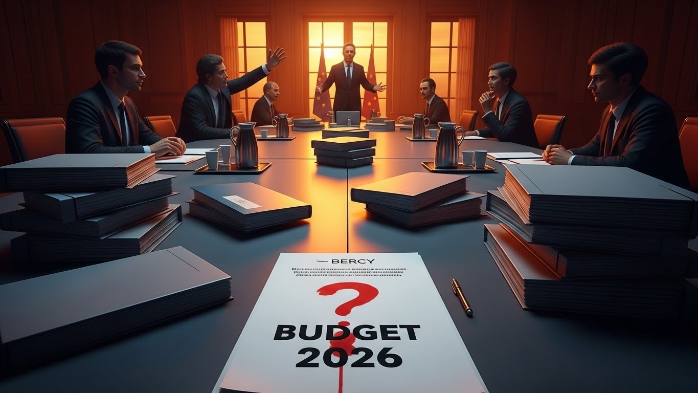 Ce lundi, réunion cruciale à Bercy pour sauver le budget 2026. Entre motions de censure et menace de dissolution, l’exécutif tente un ultime compromis avant le chaos politique.
