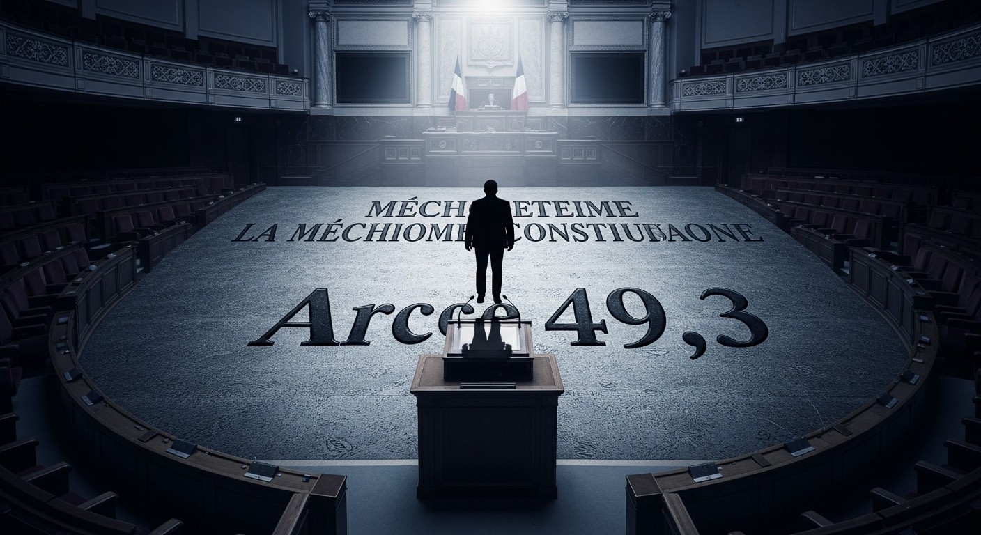 Découvrez comment le Premier ministre a utilisé le 49.3 pour la 3e fois sur le budget 2026, objectif déficit 5% PIB, motions censure rejetées et implications politiques.