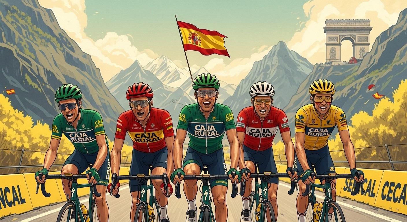 Découvrez pourquoi la petite équipe espagnole Caja Rural-Seguros RGA a décroché une invitation historique pour le Tour de France 2026 grâce à ses résultats sportifs.