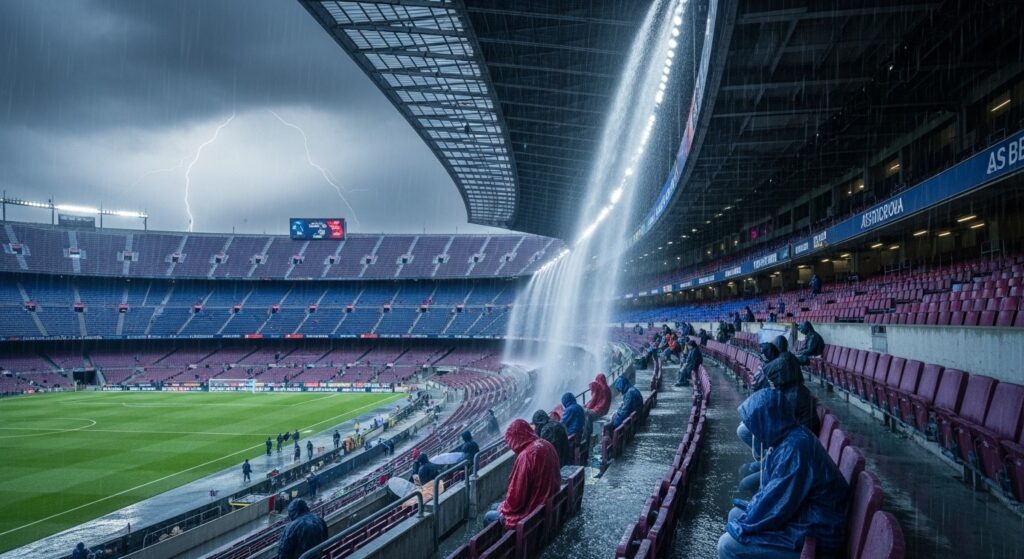 Camp Nou : Fuites d&rsquo;Eau Malgré 1,5 Milliard d&rsquo;Euros