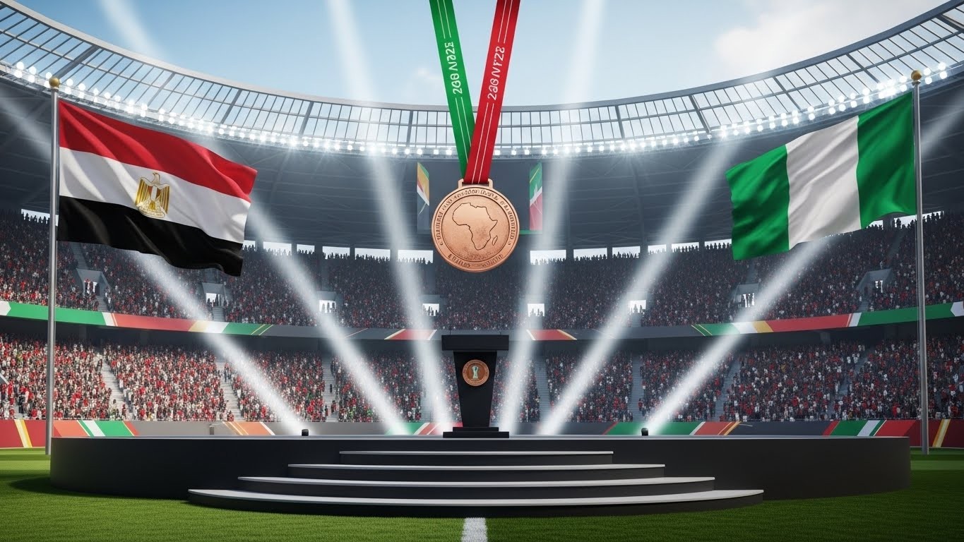 Découvrez les compositions, les choix tactiques et le dénouement aux tirs au but de la petite finale CAN 2025 entre l'Égypte de Salah et le Nigeria sans Osimhen. Qui remporte le bronze ?