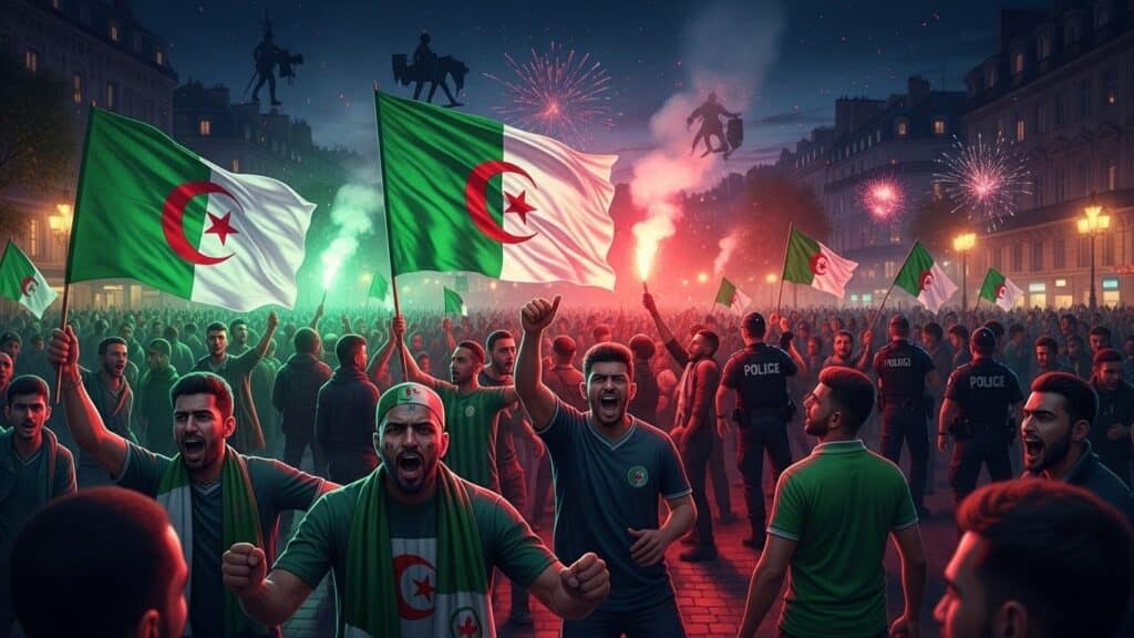 CAN 2025 : Joie et Débordements en France Après la Qualification Algérienne
