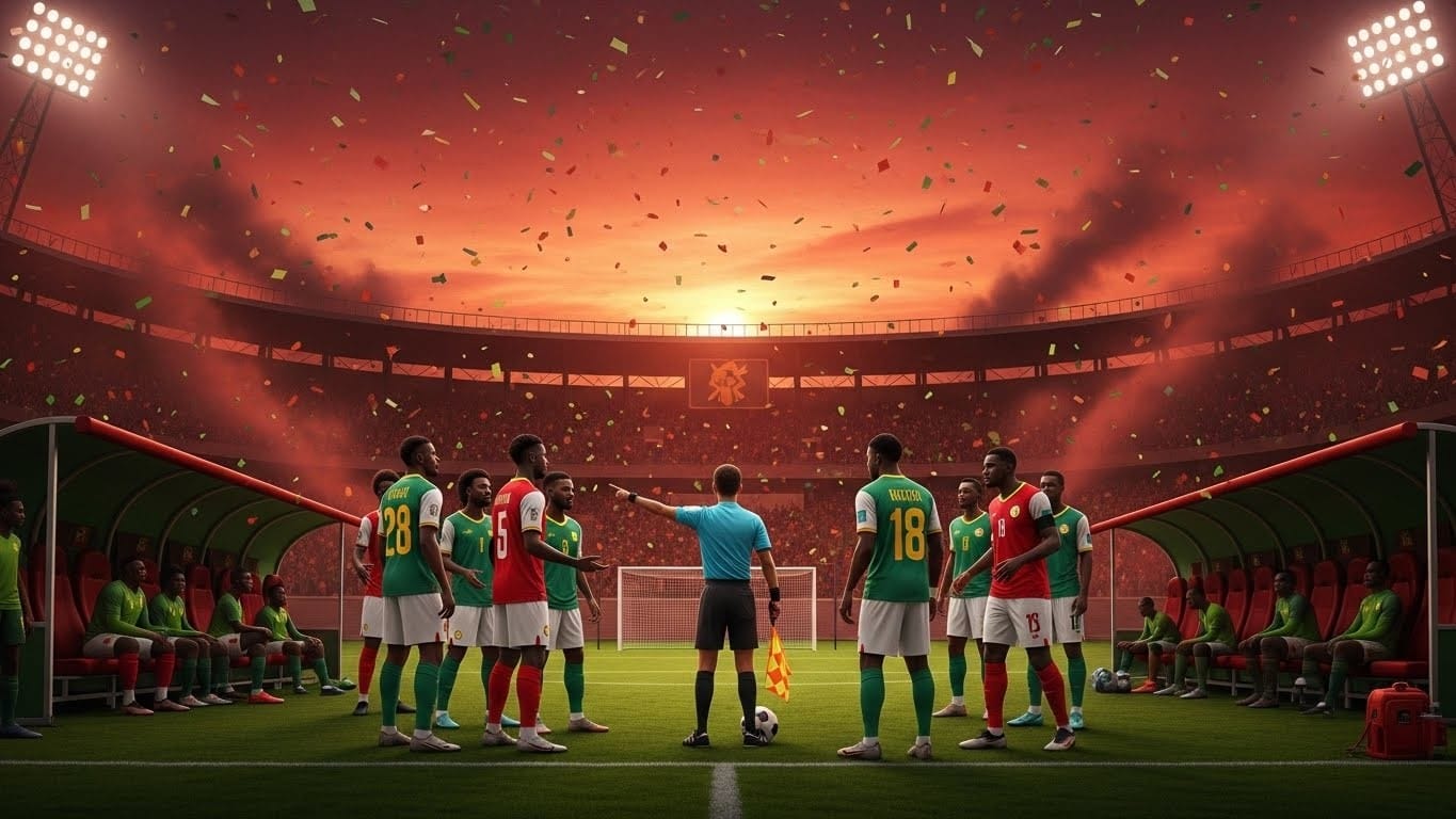 Découvrez les coulisses folles de la finale CAN 2025 Sénégal-Maroc : protestations, vestiaires, penalty raté et sacre héroïque des Lions. Une soirée inoubliable !