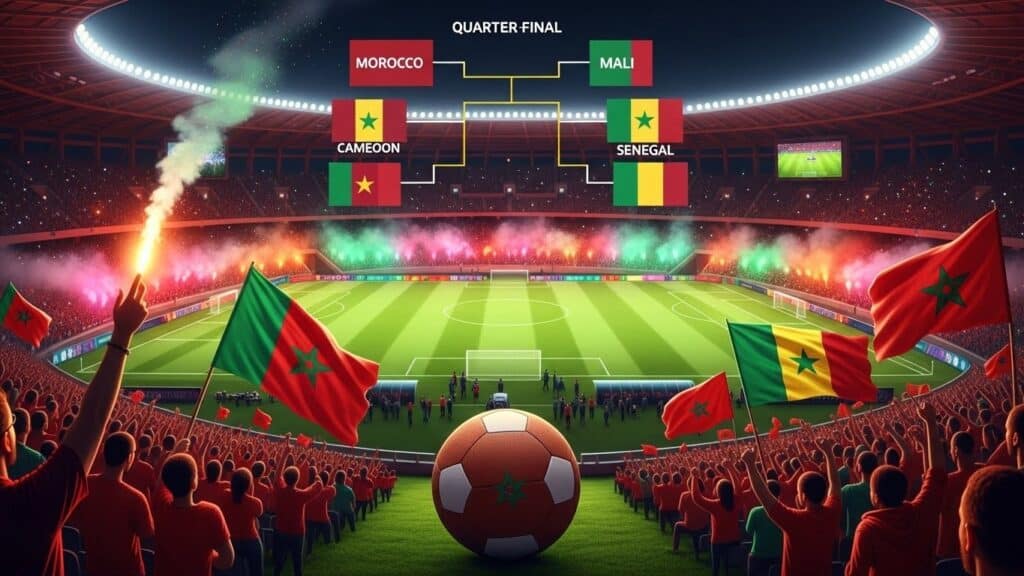 CAN 2025 : Le Tableau des Quarts de Finale Se Dessine