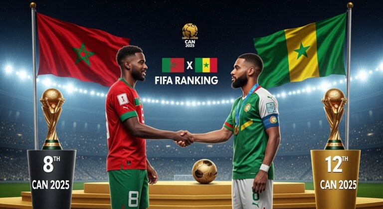 CAN 2025 : Maroc 8e Mondial Historique, Sénégal 12e