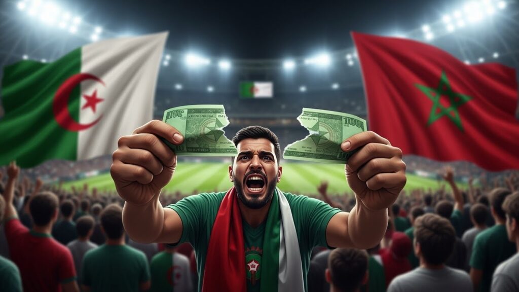 CAN 2025 : Supporter Algérien Arrêté pour Destruction de Billets Marocains