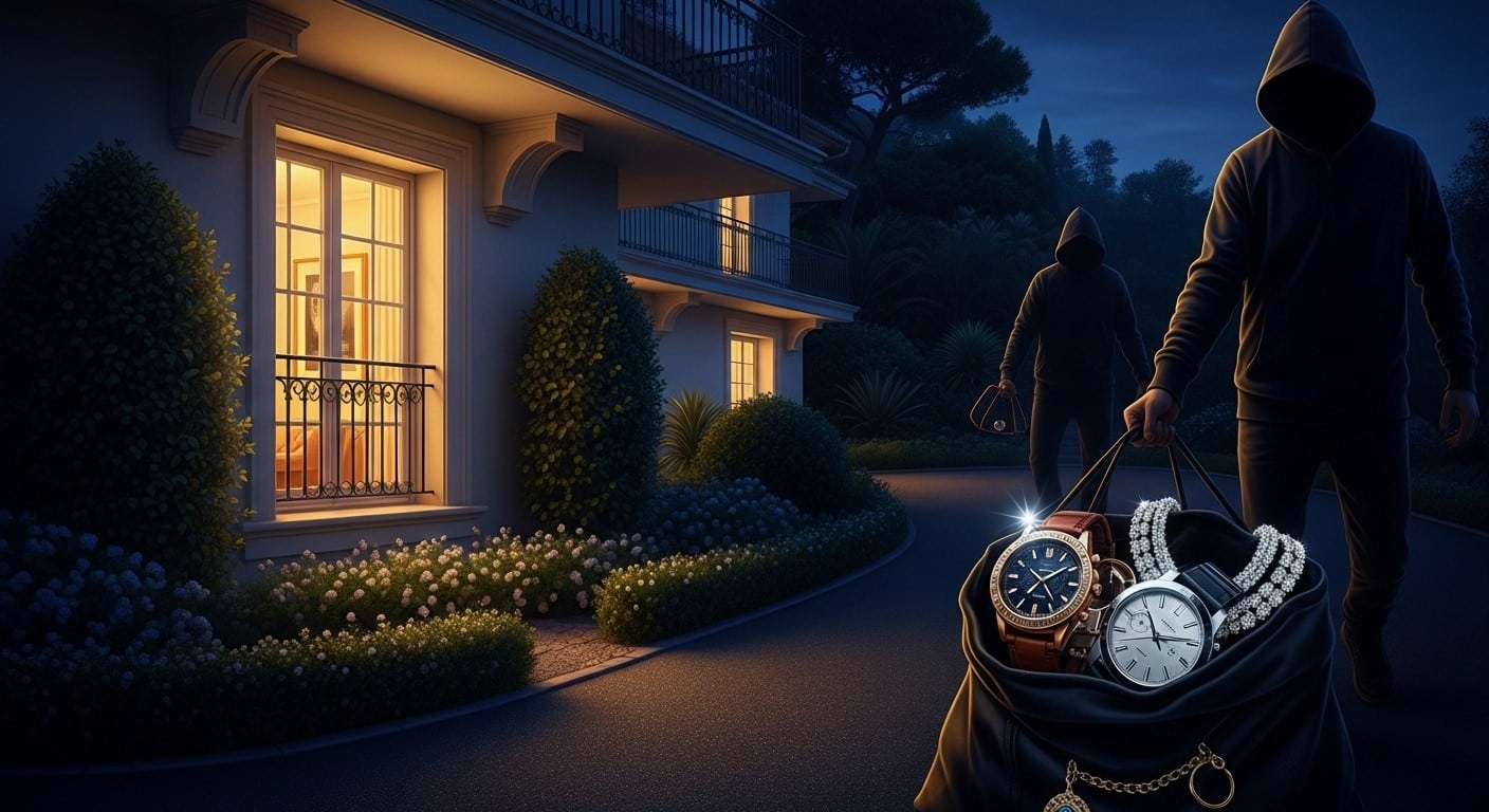 Découvrez les détails glaçants d'un home-jacking à Cannes où un couple s'est fait dérober 600 000 euros en montres de collection et bijoux sans violence. Un fait divers qui inquiète les quartiers huppés.