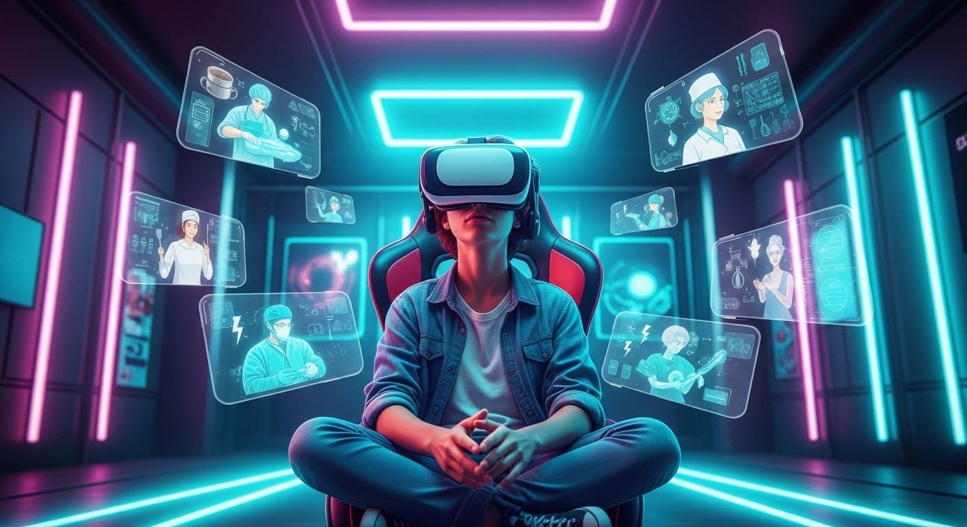 Découvrez comment un casque de réalité virtuelle révolutionne l'orientation professionnelle des jeunes à Nice. Tests ludiques, immersion métier et algorithmes : le futur de Parcoursup ?