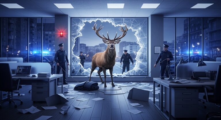 Cerf Dans Une Banque : Le Braquage Le Plus Insolite De L&rsquo;Année