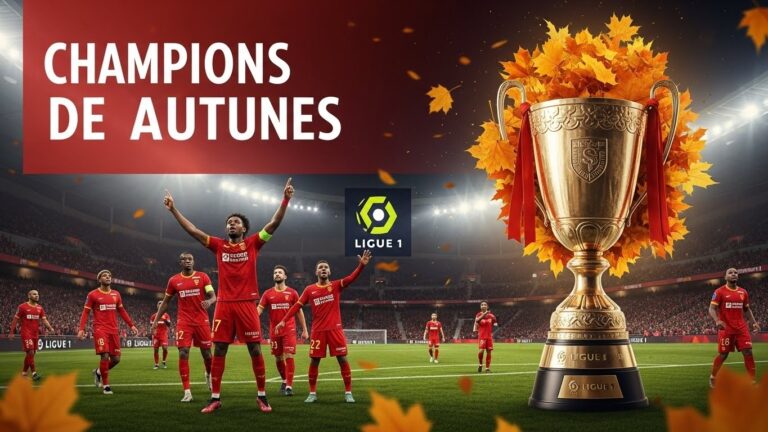 Champion d&rsquo;Automne Ligue 1 : Lens Devance le PSG