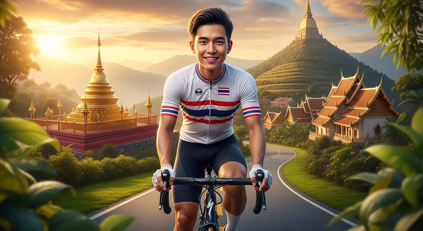 Découvrez comment Baptiste Poulard, ex-Arkéa, change prénom et nationalité pour devenir double champion de Thaïlande en cyclisme. Un parcours inspirant vers ses racines.