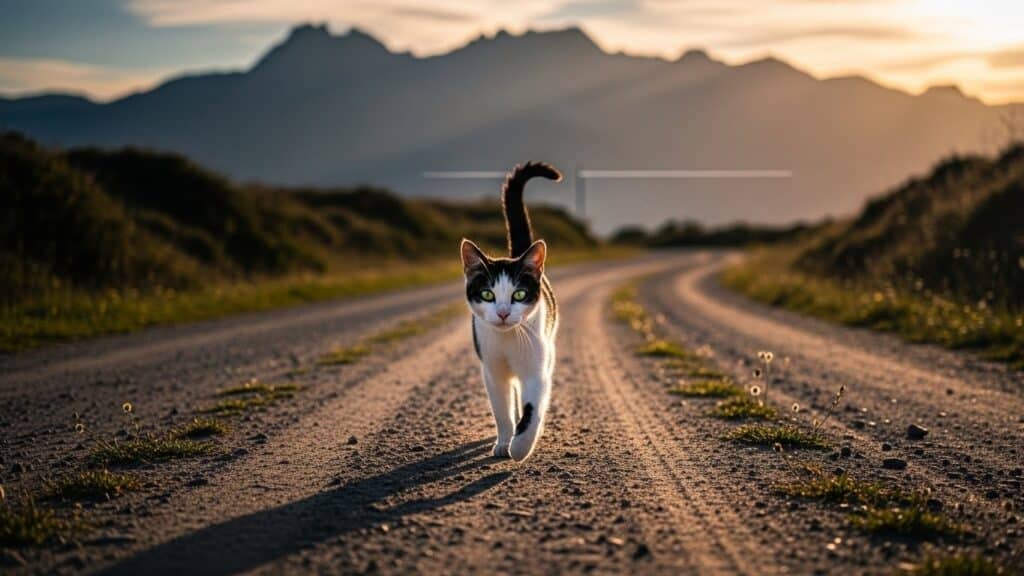 Chat Perdu Traverse 250 km : Retour Miraculeux
