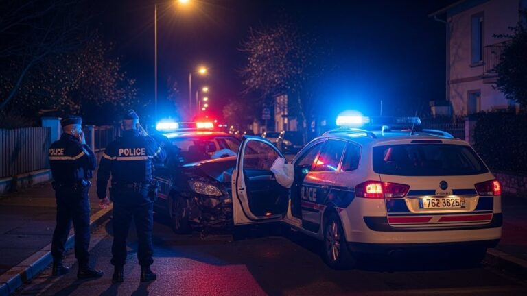 Chauffard en Fuite Percute Trois Policiers dans l&rsquo;Essonne