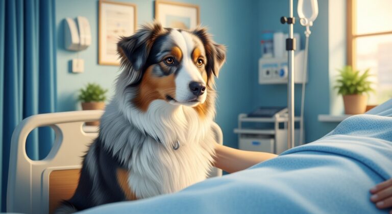 Chien à l&rsquo;Hôpital : Teamir Apaise Douleur et Anxiété