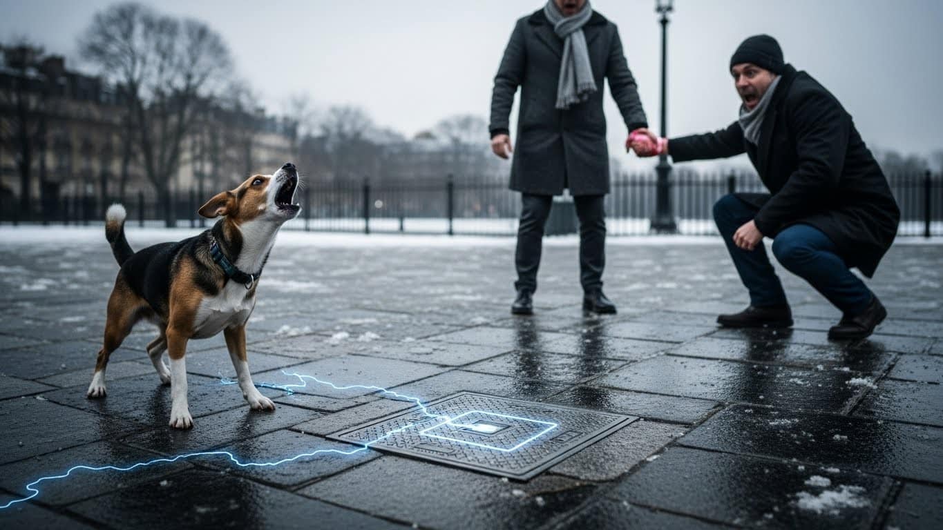 Découvrez le drame où un chien est mort électrocuté près du parc Monceau à Paris suite à une décharge sur une plaque électrique. Témoignages poignants et conséquences.