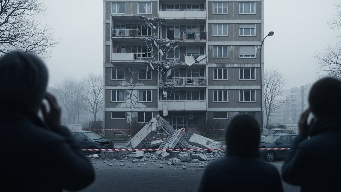 Découvrez comment un balcon s'est effondré du 13e étage à Vitry-sur-Seine le 27 décembre, frôlant la catastrophe. Les habitants inquiets dénoncent la vétusté des immeubles. Un sujet alarmant sur la sécurité des logements anciens.