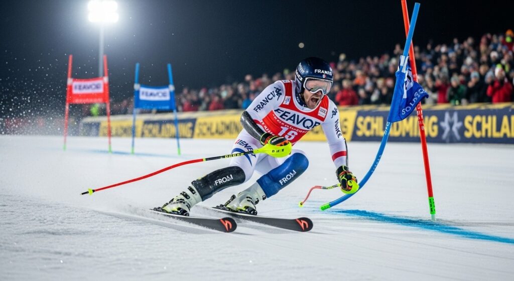 Clément Noël 3e à Schladming : Un Podium qui Boost Avant les JO 2026